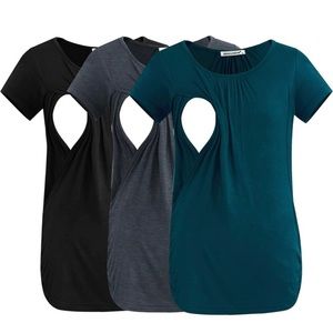 3 pack Nursing Tops